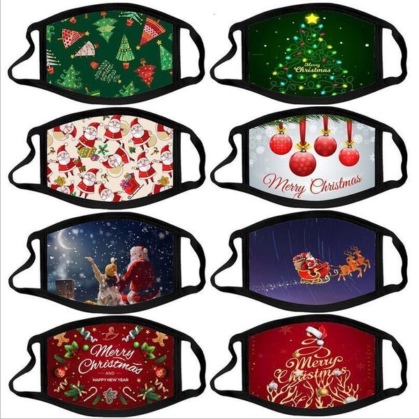 

anti-fog washable cotton color christmas cartoon calico face mask party masks fashion design facemasksfact749safew0ef