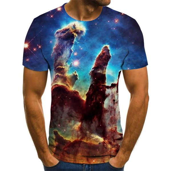 

new design men starry sky men 3d print shirts comics funny kawaii men clothing
