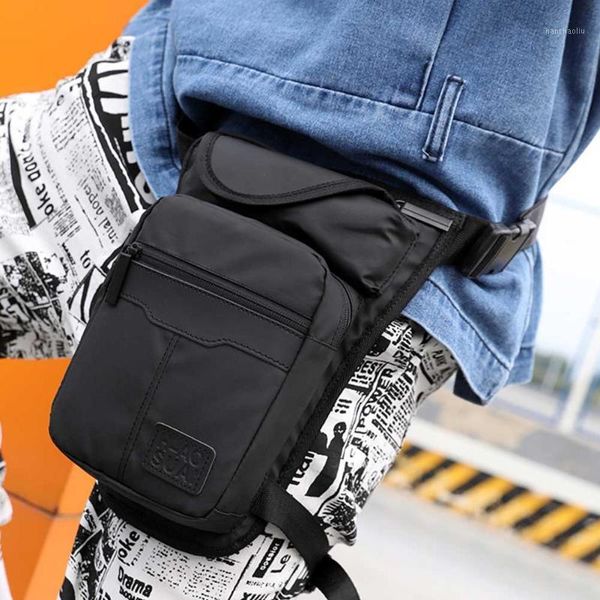 

men crossbody bicycle waterproof storage large capacity running sport casual outdoor riding elastic adjustable strap leg bag1