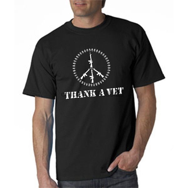 

print tees short sleeve new thank a vet conservative paradise support troops m l xl 2x 3x summer style sport sweatshirt hoodie t shirt