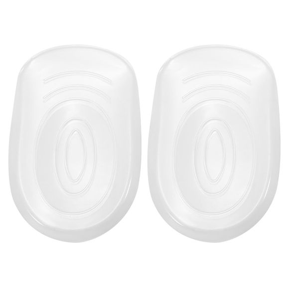 1 par de calcanhar de silicone palmeiras de sapato almofada transparente massager protetor de salto alto sapatos de pé elástico cuidados de pé antiderrapante