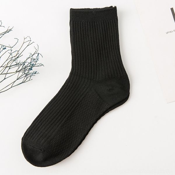 

hugva children women sports korean cotton double needle massage bottom autumn sock socksmassage socks versatile winter women's medium t, Black