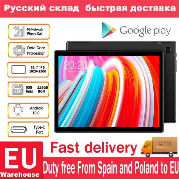

teclast m40 10.1inch octa core dual 4g phone tablets 1920 x 1200 6gb ram 128gb rom t618 cpu x27 gps android 10.0 tablet pc