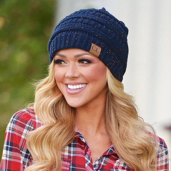 

letters knitted hat women wool hat solid color winter cap for female fashion autumn winter hats for women beanies skullies, Blue;gray