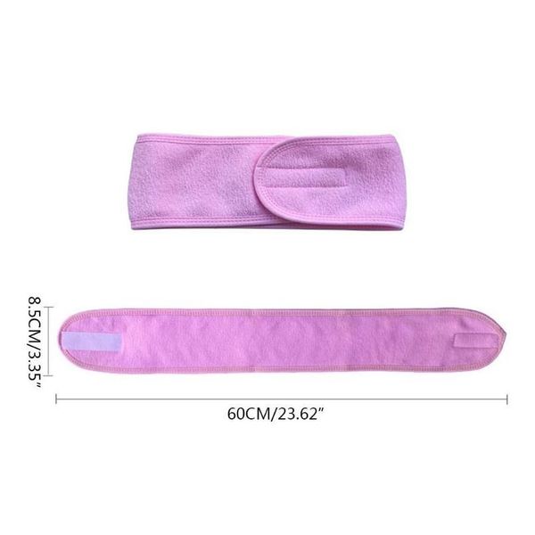 

women spa bath shower face wash elastic head turban ladies cosmetic yoga bandana cloth towel make up tiara h wmtewv, Silver
