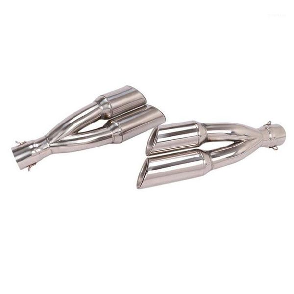 

motorcycle modified dual-port exhaust pipe muffler left and right side with db killer escape moto1