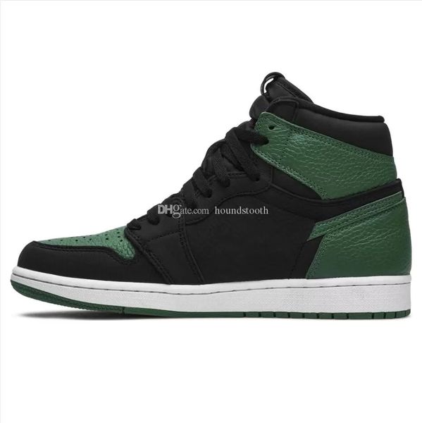 

jumpman 1 high og pine green 2.0 basketball shoes 1s sneakers 555088 030