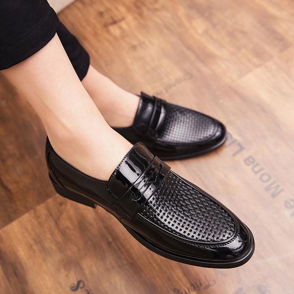 

office shoes men luxury italian designer elegant business shoes for men social summer formal leather black white