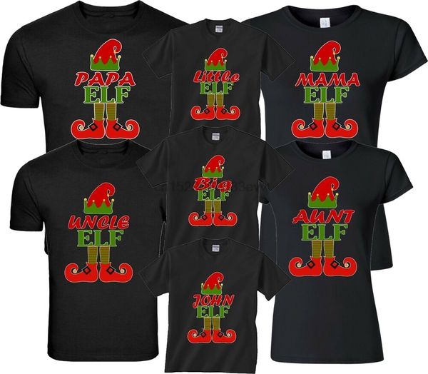 

christmas deer mom dad family elf style matching black cute customized hoodie designers t shirts sweatshirt