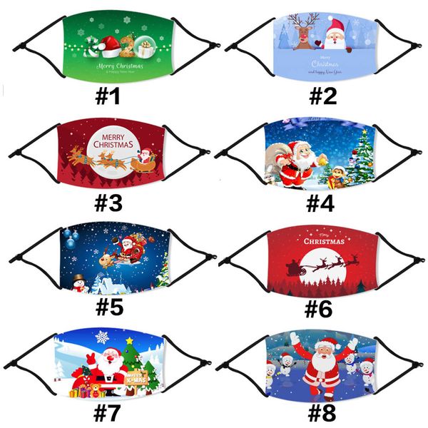 

cotton fashion christmas washable masks anti dust fog masks christmas mask cartoon face designer mask breathable with masks filters