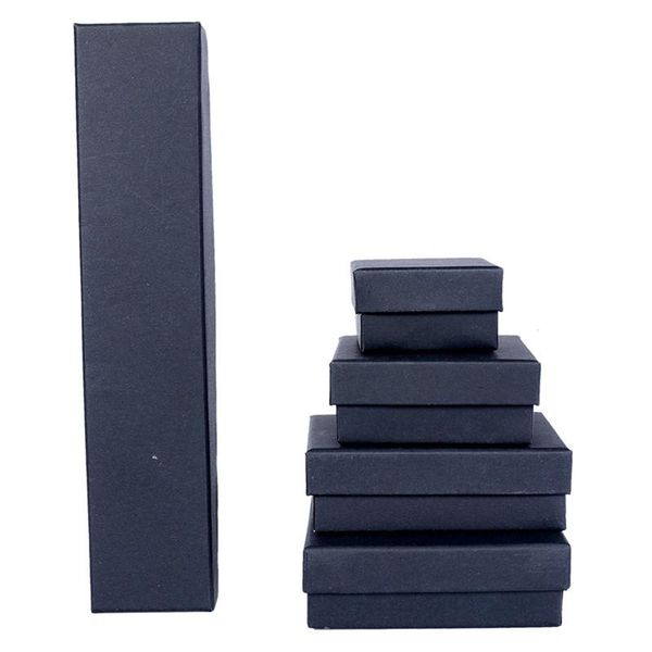 

pinksee 5 стили размер черный крафт-бумага украшения браслет браслеты ожерелья кольца коробка рождественские подарочные украшения упаковка, Pink;blue