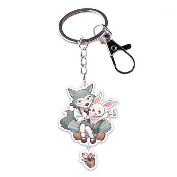 

keychains cute mini animal footprints car keychain bag charm men and women jewelry 2021 fashion couple jewellery1, Silver