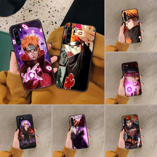 

1dwnaruto payne animated mobile phone cover huawei p mate smart 10 20 30 40 lite z 2019 pro, black fashion tpu shell bonita