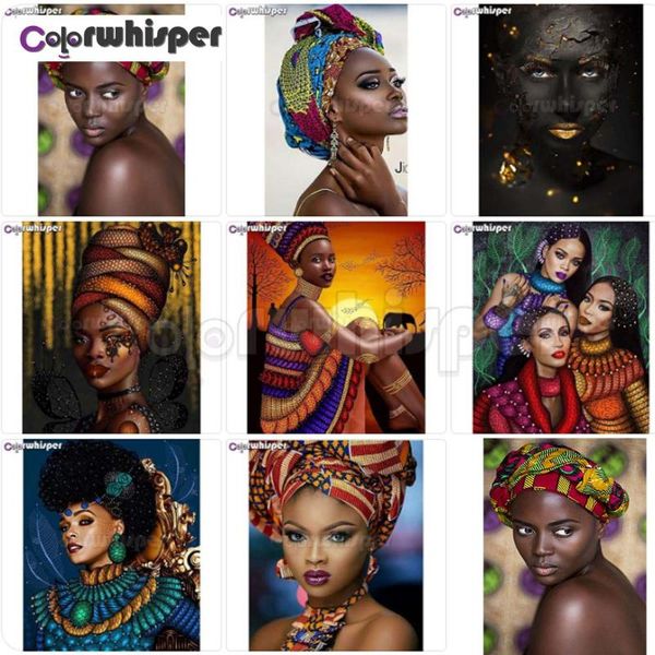 

diamond painting 5d full square/round drill africa african woman daimond embroidery painting cross stitch mosaic picture z431