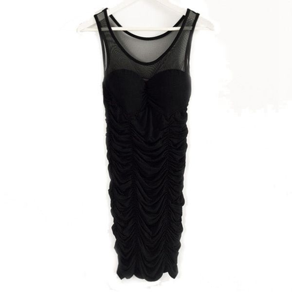 

2021 new 5xl 6xl plus elastic women's dresses big sizes mini spring summer dress party sleeveless vestido 369f, Black;gray