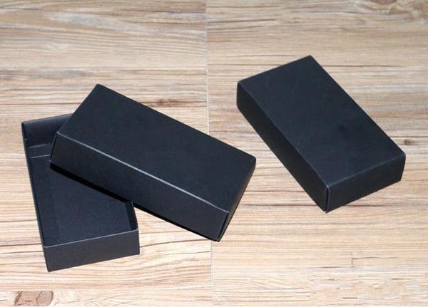 

10 sizes black carton kraft paper square paper boxsmall white cardboard paper packaging boxcraft gift soap packaging box h jlljap