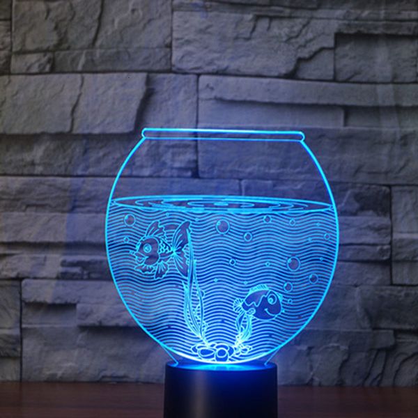 

2021 new cute fish led table lamp q35h