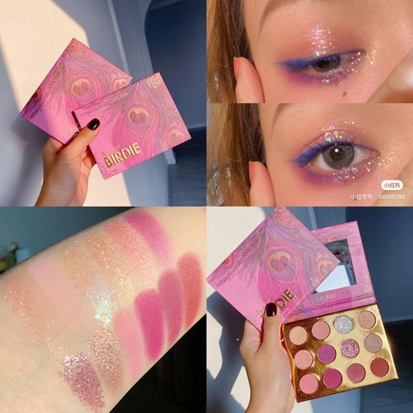 

eye shadow 12 color purple pallete shimmer matte glitter eyeshadow palette metallic diamond maquillage makeup cosmetic