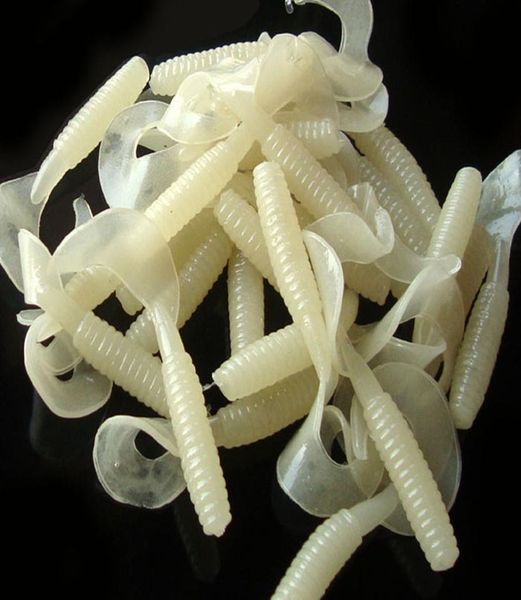

10 шт. / лот искусственное искусственное maggot grub worm рыболовные приманки мягкие грибы пахнуть 6,5 см светящиеся приманка для морского р