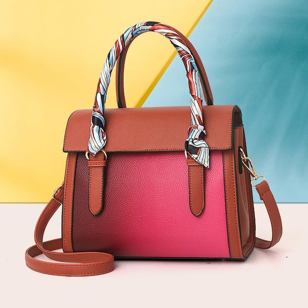 

2020 fashion women bag pu package large tote shoulder bag new black women handbag