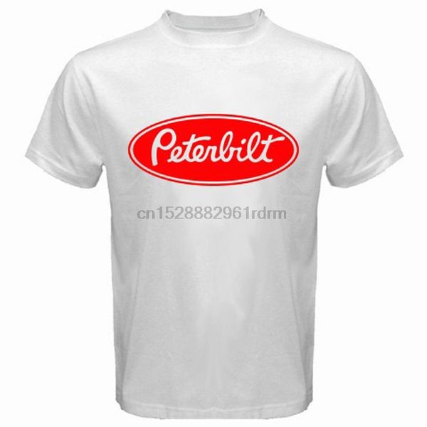 

new peterbilt truck racinger classic logo mens white t-shirt size s to 3xl short new style tee shirt sport hooded sweatshirt hoodie