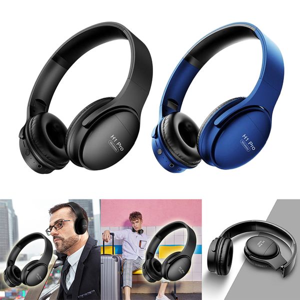 

ptm h1 pro bluetooth wireless headphone noise canceling gaming headset 2pcs