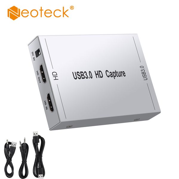 

neoteck usb 3.0 hdmi game capture 1080p hdmi к входу usb3.0 с микрофоном и аудио поддержка full hd 1080p 60hz для ps3 ps4