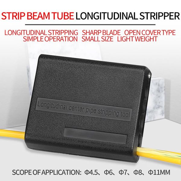 

loose tube slitter 4.5mm-11mm ribbon cable stripper longitudinal center pipe stripping tool tube slitter cable cutter
