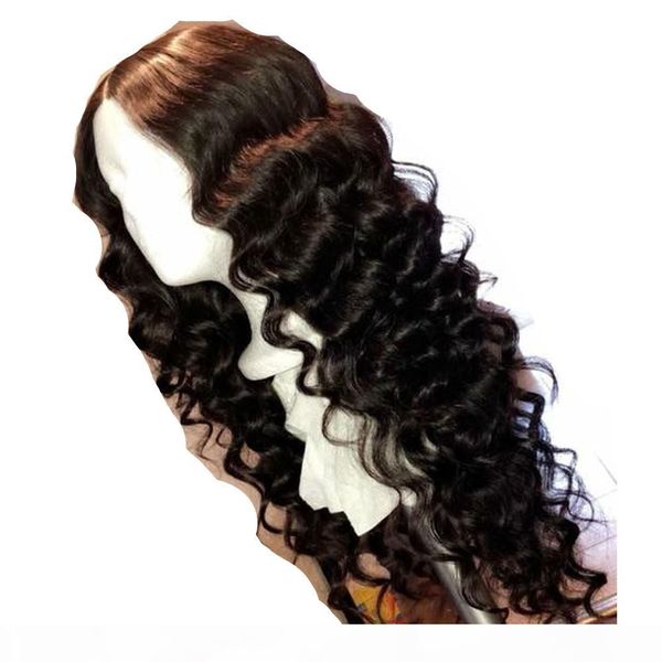 

8a brazilian 13x6 lace front wigs wet wavy beyonce lace front human hair wigs virgin human hair 150 density lace wigs for black women, Black;brown