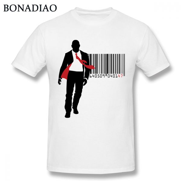 

awesome agent 47 barcode hitman game custom t shirt men crewneck s-6xl plus size homme tee shirt sport hooded sweatshirt hoodie