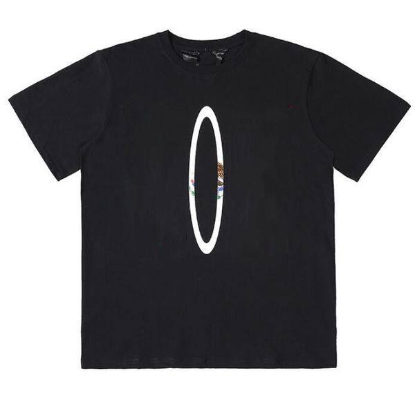 

men's and women new ve short-sleeved t-shirt hip-hop casual round neck cotton short sleeve s-xl, White;black