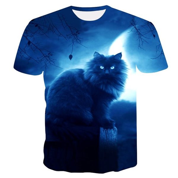 

cats meow star cat cartoon 3d 3d print shirts kawaii funny anime men clothing