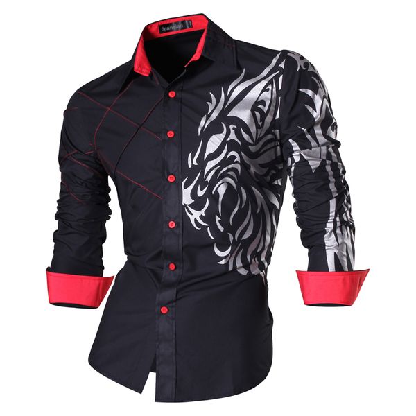 

wholesale- spring autumn features shirts men casual jeans shirt new arrival long sleeve casual slim fit male shirts z030, White;black