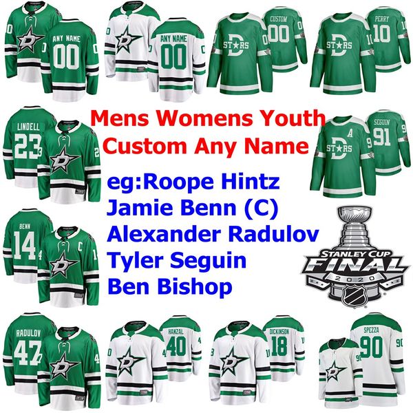 

2020 dallas stars stanley cup final hockey jersey mats zuccarello andrew cogliano blake comeau jason dickinson radek faksa custom stitched, Black;red