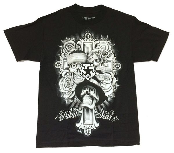 

tribal gear mouse lopez skulls cross black shirt new official mens streatwear sport hooded sweatshirt hoodie