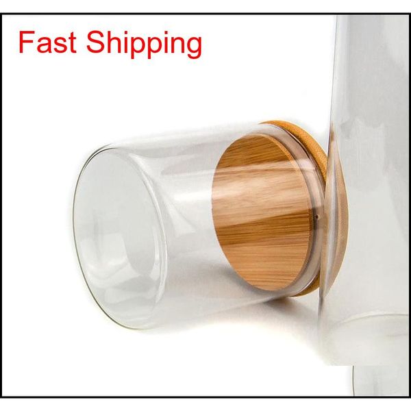 

transparent glass food storage canisters corks cover jars bottles for sand liquid food eco-friendly glass bottl qyliny homes2011