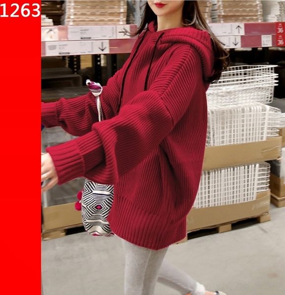 

lea68 spring and pullover women's languid autumn pulloversweater pullover sweater women's loose yuansuo pulloverkorean version sma, White;black