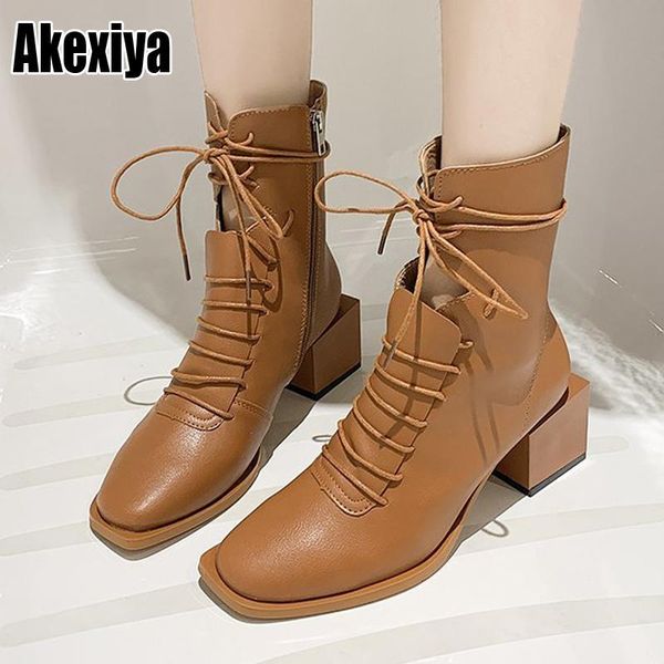 

boots plus size 40 ankle women platform high heels women's shoes thick heel short boot ladies black white p202