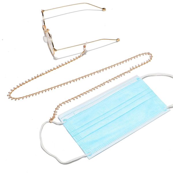 

2020 chic simulated pearl charm glasses chain fashion women sunglasses chain mask chain holder mask lanyard accessary h jllkoo