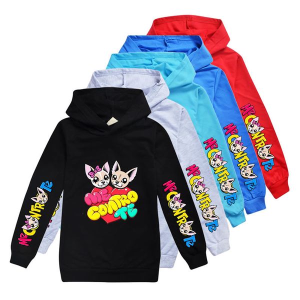

me contro te sweatshirt for teen boy girl spring autumn child cotton casual hoodie kid sport disguise sweater lj200811, Black