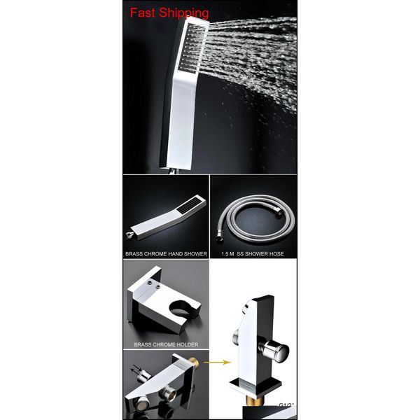 

luxury shower set embeded ceiling led rain shower head sets multi function remote control led color change wa qyljjt sports2010