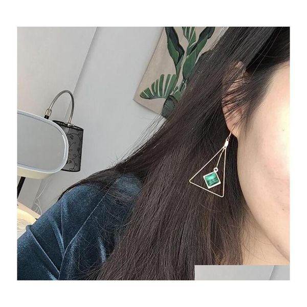 

europe fashion jewelry women's triangle stone white she sqcvbu dh_seller2010, Silver