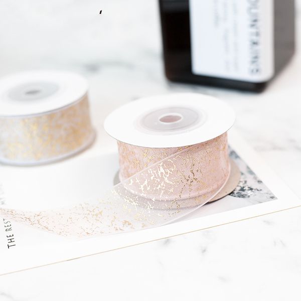 

5Pieces/Lot 2.5cm Ribbon Swirl Wired Sheers Glitter Ribbon DIY Handmade Headwear Materials H-best 2016