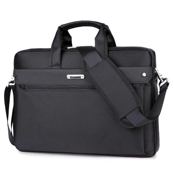

briefcases waterproof men women 15.6 inch lapbriefcase business handbag for large capacity messenger shoulder bag