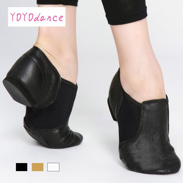 

new jazz slip on dance sneakers dancing shoes for ladies black tan adults and children women jazz shoes 201017