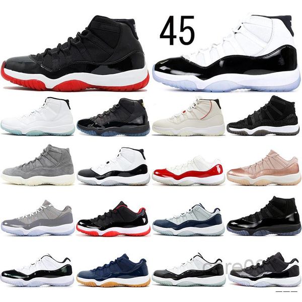 

2021 jubilee bred high 11 11s basketballs shoes space jam gamma blue easter concord 45 cap and gown white red 72-10 designers sneakers bbg5