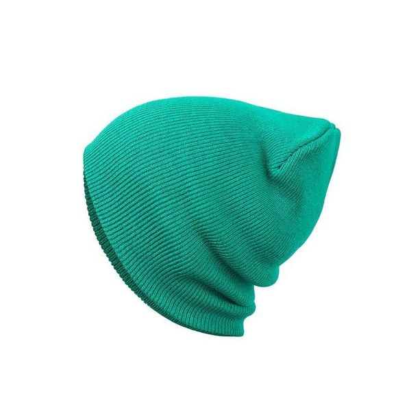 

fashion cool solid knitted cotton hat beanies for women men autumn winter warm earmuff colorful crown caps qylyen