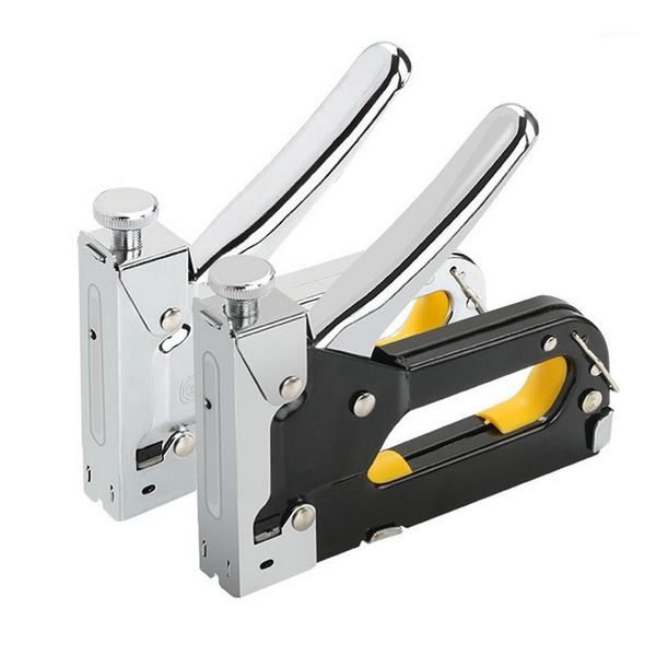 

3 in 1 staple gun multifunction furniture stapler tools for diy home decoration upholstery kit nailers rivet manual nail gun1