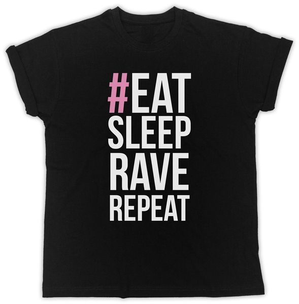 

funny eat sleep rave repeat cool retro birthday present funny mens black t shirt funny design tee shirt sport hooded sweatshirt hoodie
