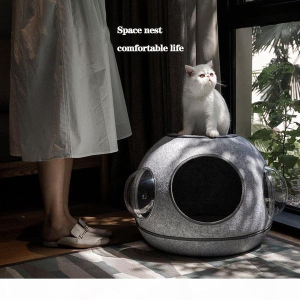 

space nest closed cat nest, bed for four seasons, villa pet cage to keep warm